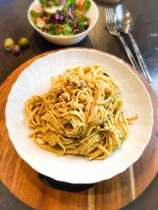 Read more about the article Spaghetti mit veganer Carbonara